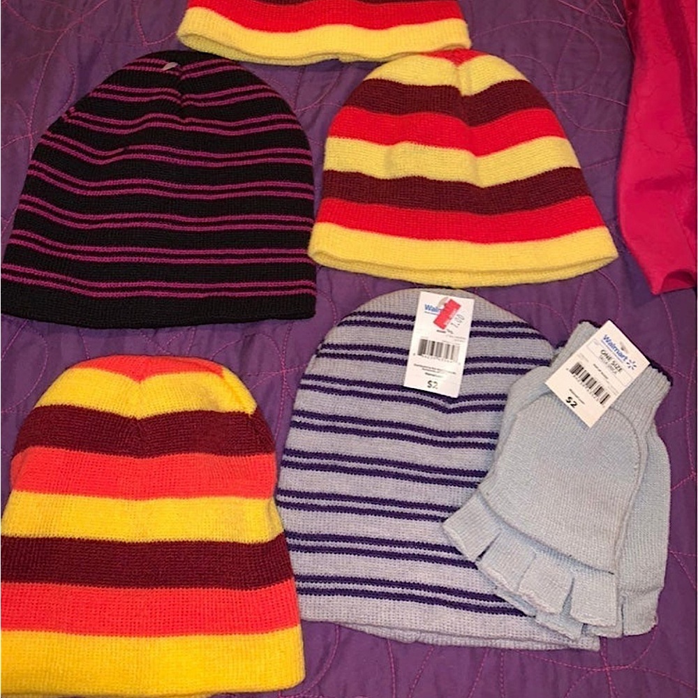 Kids Winter beanies and gloves